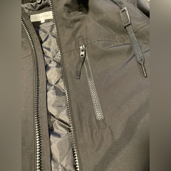 SOLD Calvin Klein Black Hooded Jacket - Picture 6 of 12
